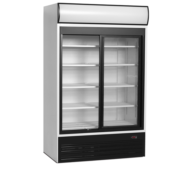 TFW-FSC1200S 2-dörrars displaykyl med skärm