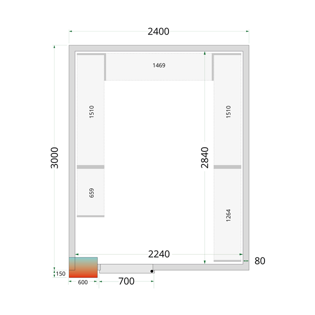 TFW-Shelf Rack System Kit