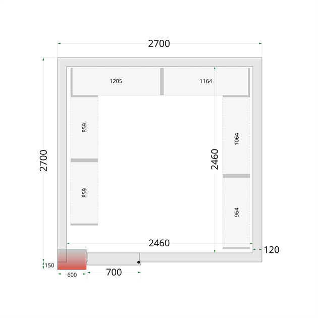 TFW-Shelf Rack System Kit