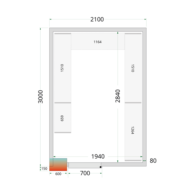 TFW-Shelf Rack System Kit