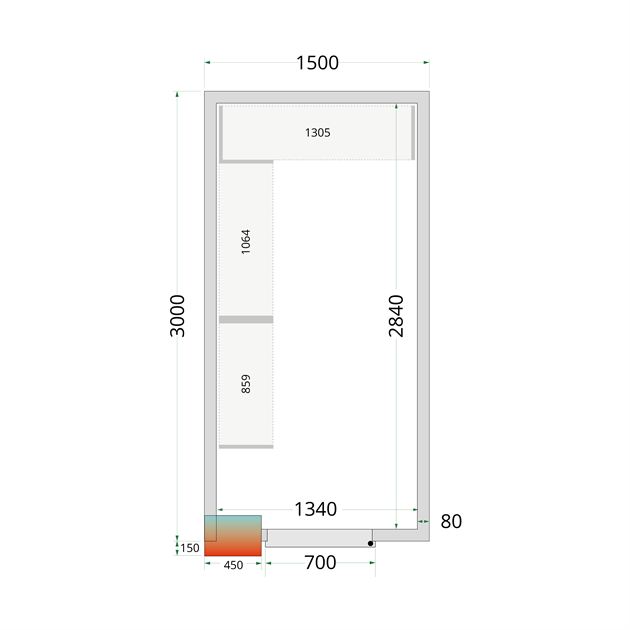 TFW-Shelf Rack System Kit