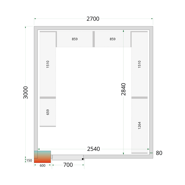 TFW-Shelf Rack System Kit