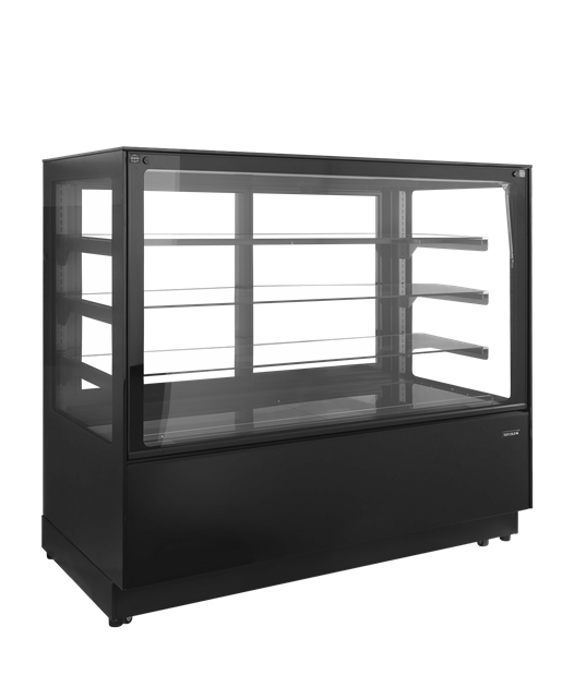 TFW-PDA3-CTF150B-1 Kyld displaydisk med front och lock i platt glas
